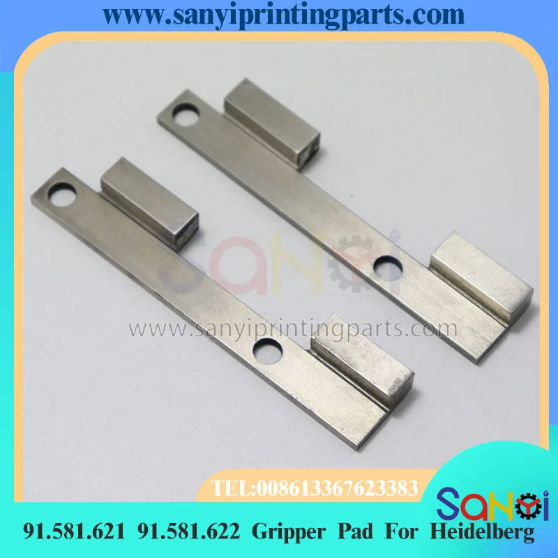 1 Set 91.581.621 91.581.622 Gripper Pad For Heidelberg SM74 SM102 Printing Machine Parts
1 Set 91.581.621 91.581.622 Gripper Pad For Heidelberg SM74 SM102 Printing Machine Parts 