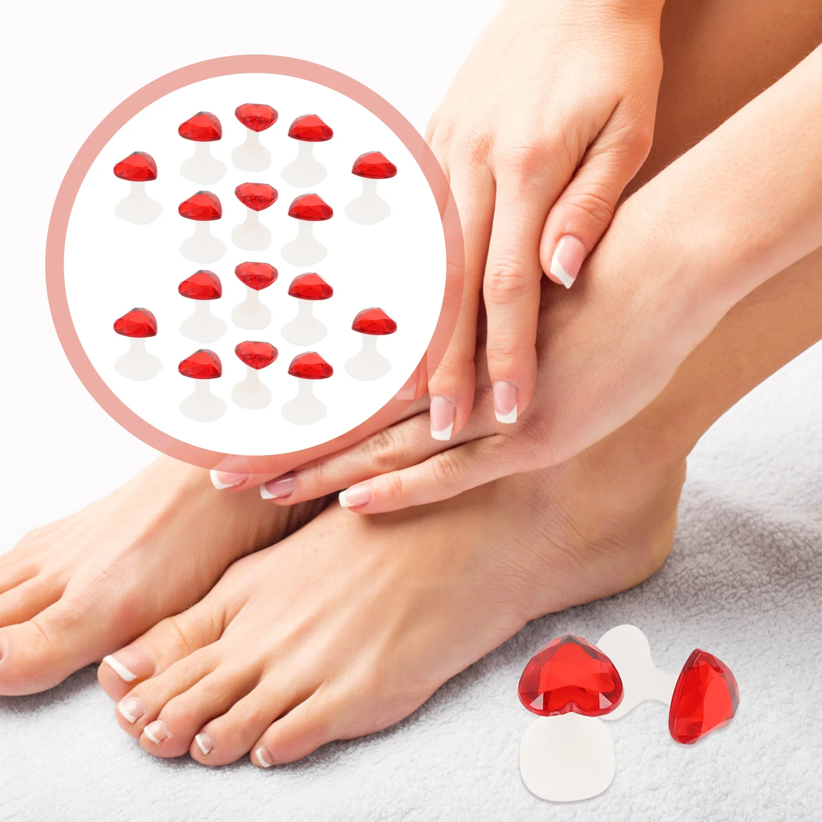 16Pcs Nail Art Silicone Toe Separators Japanese Style Soft Comfortable Pedicure Toe Divider Manicure Nail Art Tool
16Pcs Nail Art Silicone Toe Separators Japanese Style Soft Comfortable Pedicure Toe Divider Manicure Nail Art Tool