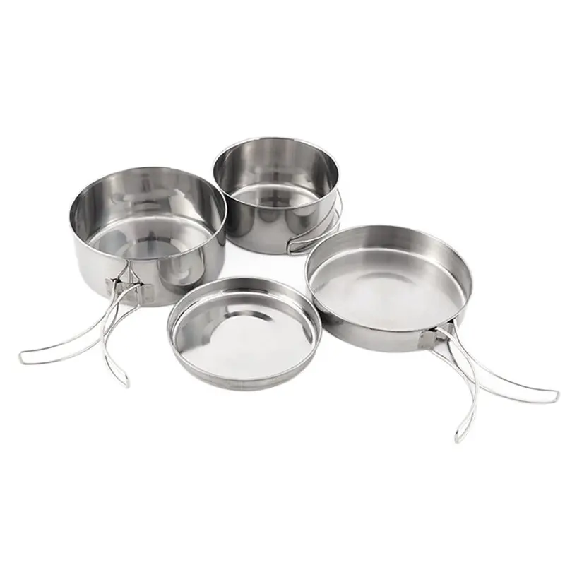 【БОЛЬШАЯ РАСПРОДАЖА】Набор походной посуды из нержавеющей стали, 4 предмета: кастрюля, миска и столовые приборы для походов, пикников, приготовления пищи на природе, портативный.
【БОЛЬШАЯ РАСПРОДАЖА】Набор походной посуды из нержавеющей стали, 4 предмета: кастрюля, миска и столовые приборы для походов, пикников, приготовления пищи на природе, портативный.