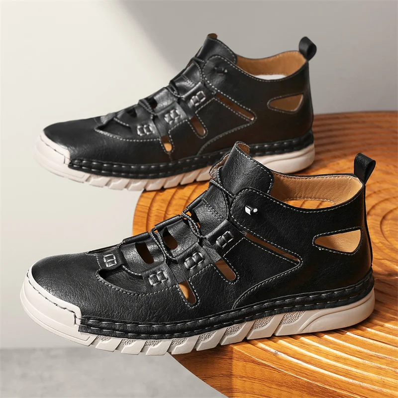 2026 New Casual Beach Sandals Men Shoes Men's Summer Thick Bottom Sandals Mesh Breathable Comfortable Soft Roman Men's Slippers
2026 New Casual Beach Sandals Men Shoes Men's Summer Thick Bottom Sandals Mesh Breathable Comfortable Soft Roman Men's Slippers