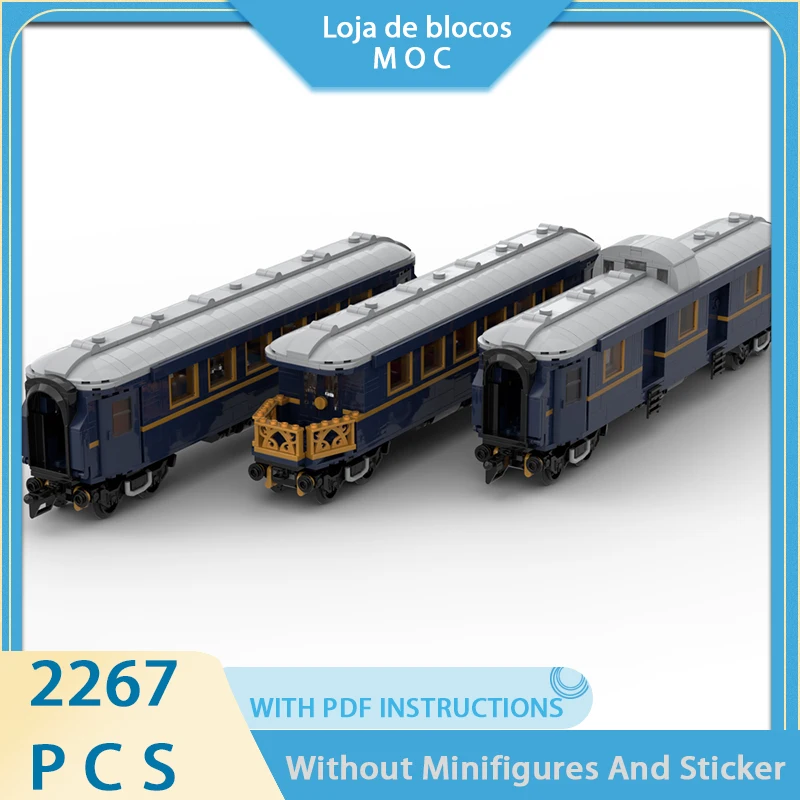 Exquisite new product MOC building block train model Oriental train expansion carriage modular children's toy DIY assembly set
Exquisite new product MOC building block train model Oriental train expansion carriage modular children's toy DIY assembly set