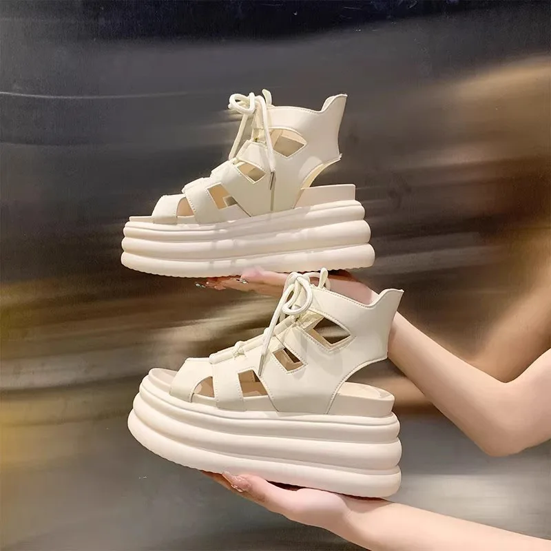 XMWRLW 2026 Summer Women Thick Sole Platform Shoes Fashion High Heels 8cm Female Sandals Shoes Rubber Sole Summer Sandal Shoes
XMWRLW 2026 Summer Women Thick Sole Platform Shoes Fashion High Heels 8cm Female Sandals Shoes Rubber Sole Summer Sandal Shoes