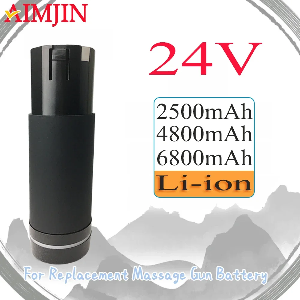 2025 New Original Brand 24V 2500/4800/6800mAH Lithium Ion Battery Suitable for Massage Guns/Fascia Guns Fascia Accessories Part
2025 New Original Brand 24V 2500/4800/6800mAH Lithium Ion Battery Suitable for Massage Guns/Fascia Guns Fascia Accessories Part