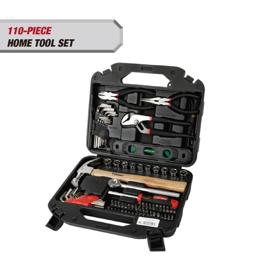 110-Piece Home Project Tool Set with Storage Case
110-Piece Home Project Tool Set with Storage Case