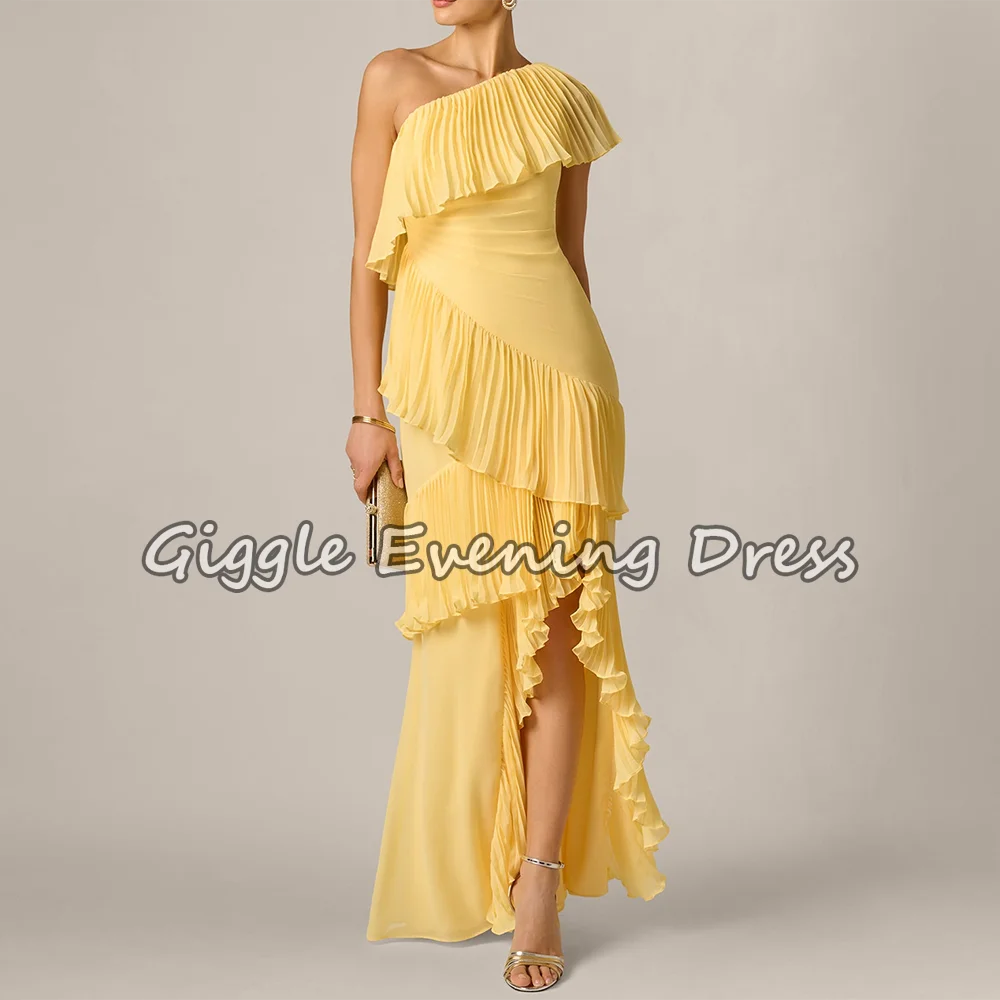 Elegant Women Lotus Edge Maxi Dress Slim Fit Backless One-Shoulder Long Prom Dresses Sleeveless Party Vacation Gowns Customized
Elegant Women Lotus Edge Maxi Dress Slim Fit Backless One-Shoulder Long Prom Dresses Sleeveless Party Vacation Gowns Customized