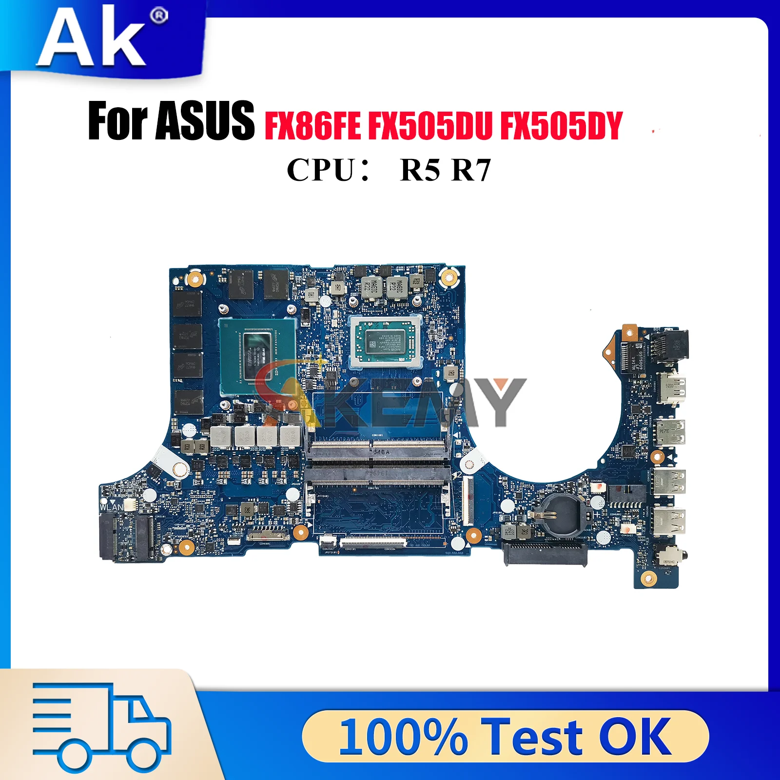 FX505DU Материнская плата для ноутбука ASUS TUF Gaming FX505GM FX86FD FX505 FX505GV FX505GU FX86FE Материнская плата для ноутбука с процессором R5 R7 stk
FX505DU Материнская плата для ноутбука ASUS TUF Gaming FX505GM FX86FD FX505 FX505GV FX505GU FX86FE Материнская плата для ноутбука с процессором R5 R7 stk