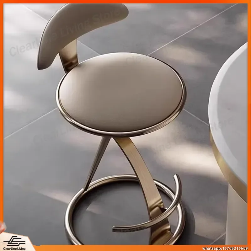 Luxury Modern Bar Stools Italian Design High Back Kitchen Bar Chairs for Home Hotel Restaurant Pub Counter Seating Tall
Luxury Modern Bar Stools Italian Design High Back Kitchen Bar Chairs for Home Hotel Restaurant Pub Counter Seating Tall