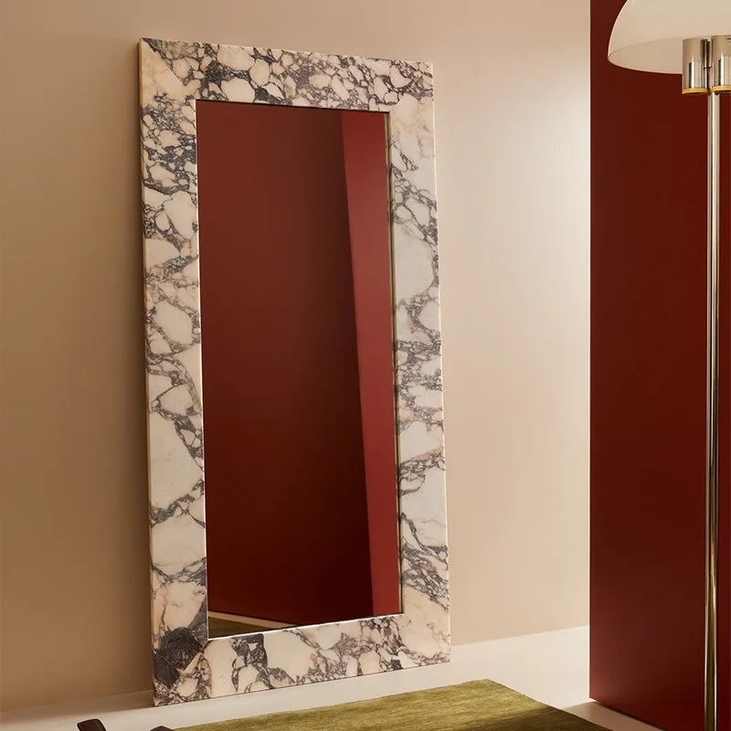 100% Natural Marble Italian Calacatta Violet Floor Mirror, Full-Length Dressing Mirror for Hotel, B&B & Bedroom
100% Natural Marble Italian Calacatta Violet Floor Mirror, Full-Length Dressing Mirror for Hotel, B&B & Bedroom