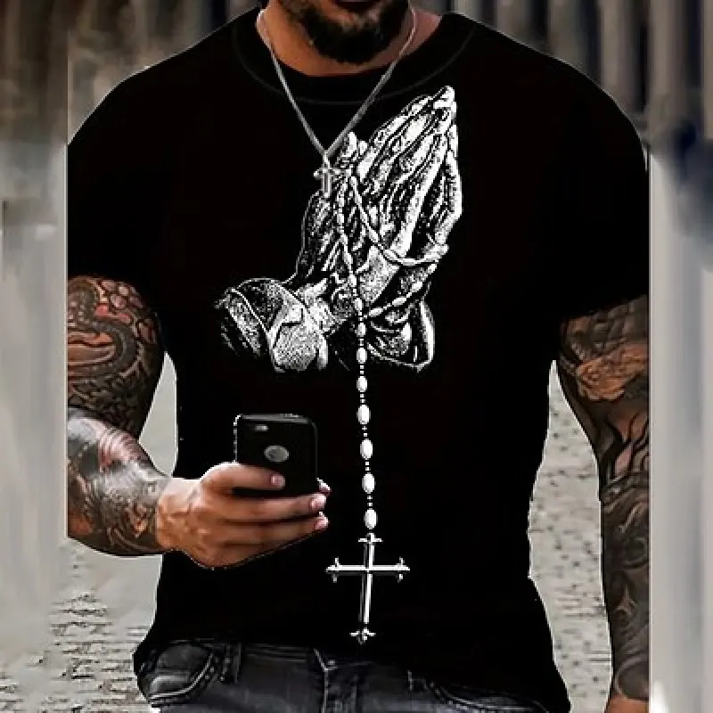 Graphic Faith Daily Retro Vintage 3D Print T Shirt Men's Streetwear Tee Sports Outdoor Holiday Going Out Tshirt
Graphic Faith Daily Retro Vintage 3D Print T Shirt Men's Streetwear Tee Sports Outdoor Holiday Going Out Tshirt