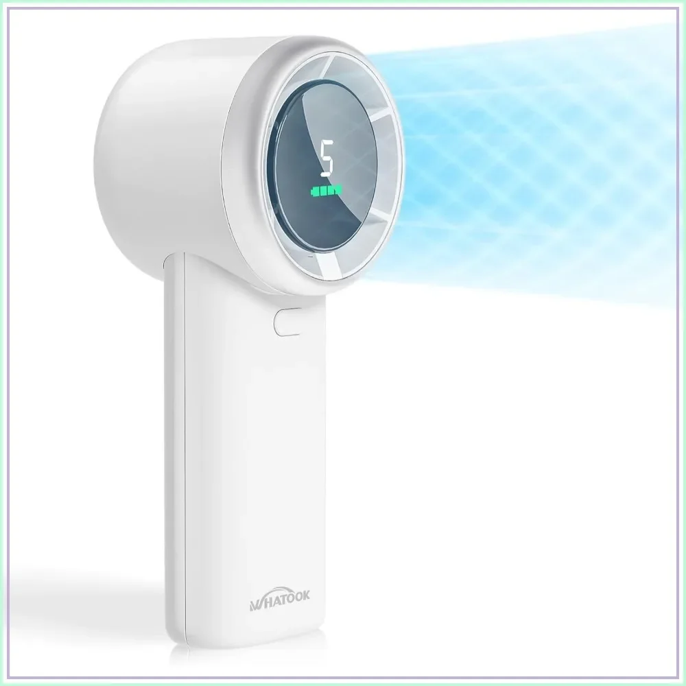 Mini Handheld Fan Portable High Speed Cooling USB Rechargeable 10H Battery Travel Essentials for Women Beach Vacation
Mini Handheld Fan Portable High Speed Cooling USB Rechargeable 10H Battery Travel Essentials for Women Beach Vacation