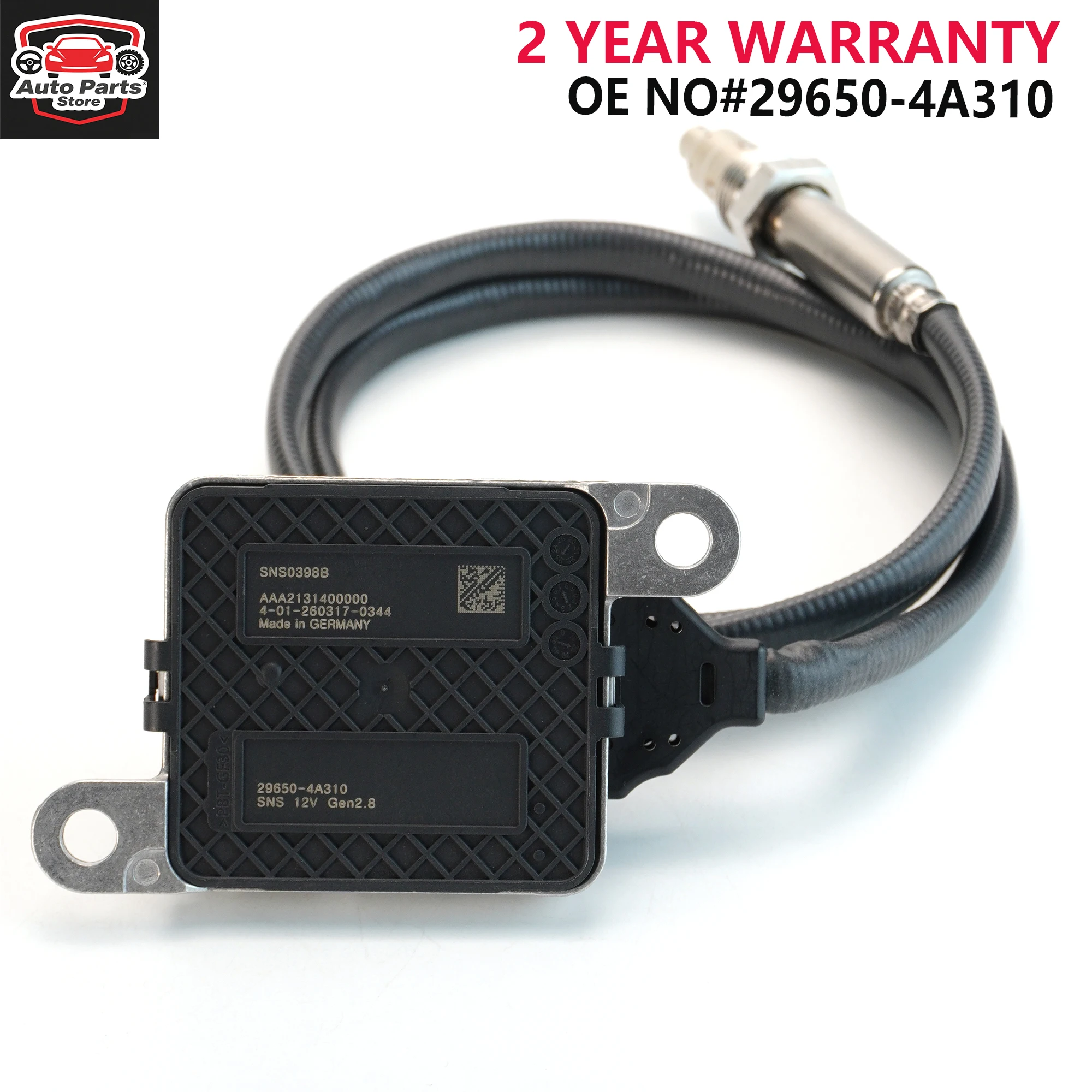 29650-4A310 296504A310 SNS0398B AAA2131400000 Nitrogen Oxide NOx Sensor for KIA Hyundai
29650-4A310 296504A310 SNS0398B AAA2131400000 Nitrogen Oxide NOx Sensor for KIA Hyundai
