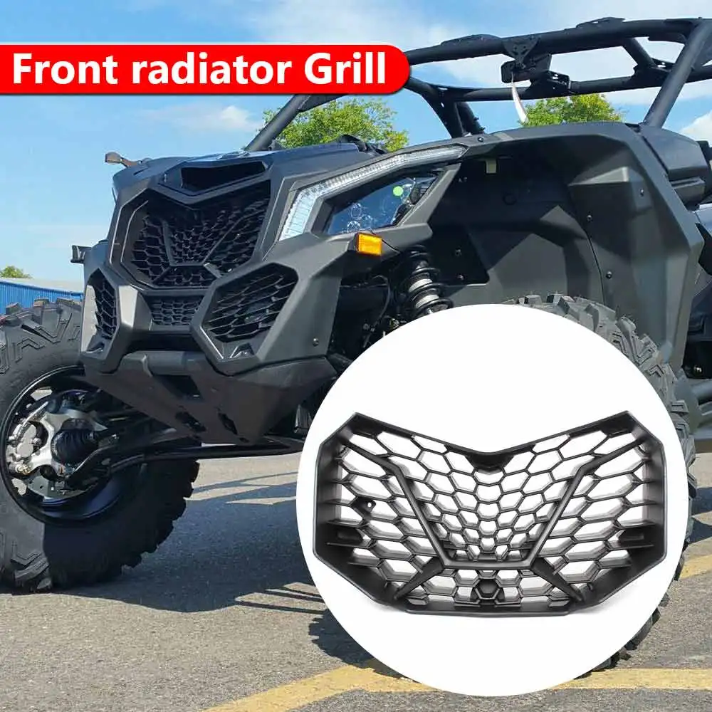 Front Center Radiator Grill Main Mesh Grill UTV Accessories For Can Am Maverick X3 XDS XRS XMR XRC Turbo R RR 2017+
Front Center Radiator Grill Main Mesh Grill UTV Accessories For Can Am Maverick X3 XDS XRS XMR XRC Turbo R RR 2017+