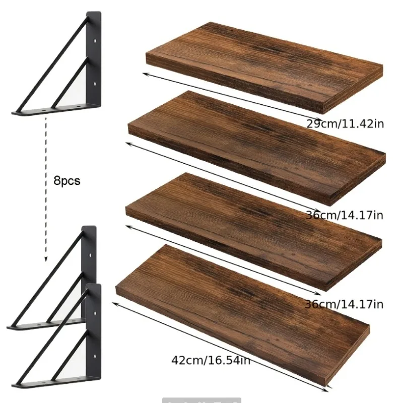 2026 Latest Models Wall Shelves for Bedroom Decor Floating Shelves for Wall Storage Display Mounted Rustic Wood Shelf for Shelve
2026 Latest Models Wall Shelves for Bedroom Decor Floating Shelves for Wall Storage Display Mounted Rustic Wood Shelf for Shelve