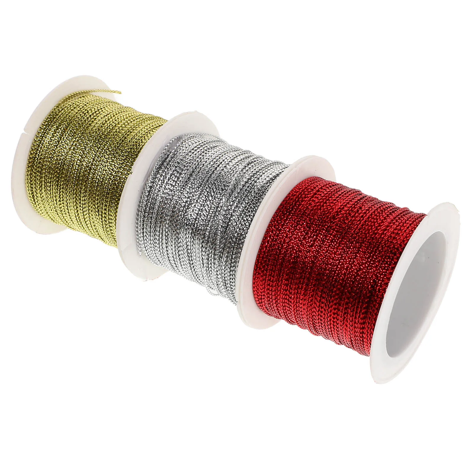 3 Rolls Label Strings 20m Gold Silver Red Premium Material Christmas Ornaments Gift Wrapping Crafting Jewelry Making Tag Cord
3 Rolls Label Strings 20m Gold Silver Red Premium Material Christmas Ornaments Gift Wrapping Crafting Jewelry Making Tag Cord