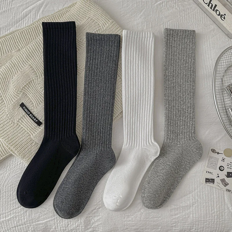 2 Pairs of Women's High-quality Fashionable Plain Japanese Knee High Socks Women's Breathable Plain Socks Women's Simple
2 Pairs of Women's High-quality Fashionable Plain Japanese Knee High Socks Women's Breathable Plain Socks Women's Simple