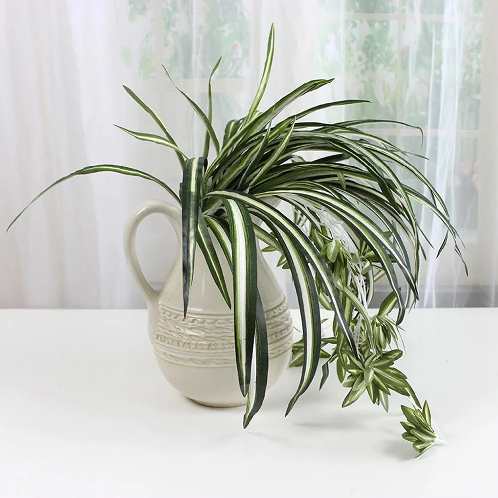 2Pcs Artificial Chlorophytum Spider Plant Silk Leaves Vine Bunch Plastic Foliage Home Office Dining Room Party Decor
2Pcs Artificial Chlorophytum Spider Plant Silk Leaves Vine Bunch Plastic Foliage Home Office Dining Room Party Decor