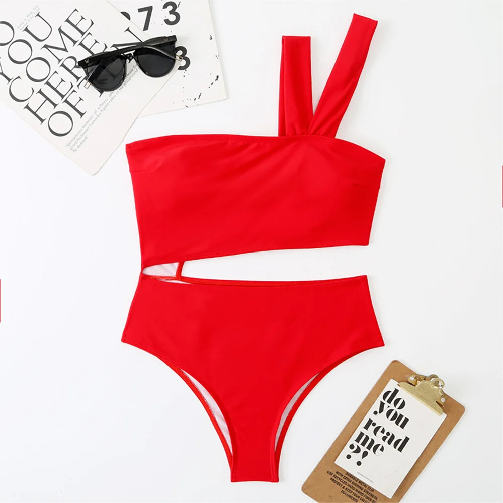 One Shoulder Bikini Cut Out Side Swimsuit Y2K Swimwear Women Bathing Swimming Suit 1-piece Beach Outfits Biquinis Feminino Trend
One Shoulder Bikini Cut Out Side Swimsuit Y2K Swimwear Women Bathing Swimming Suit 1-piece Beach Outfits Biquinis Feminino Trend