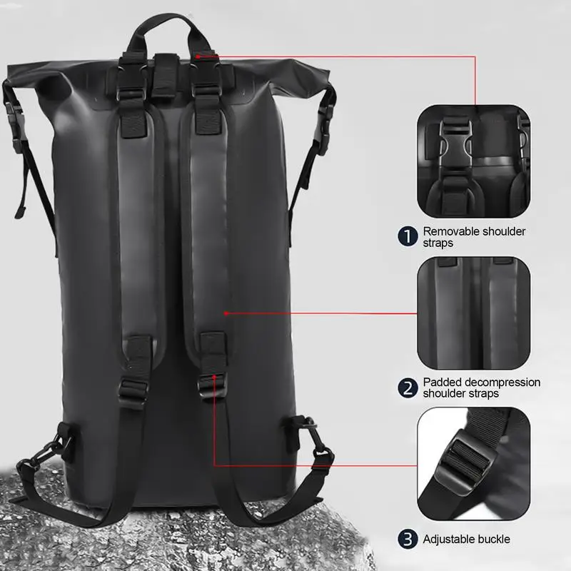Swimming Compression Storage Bag Roll Sealing Diving Storage Pack Waterproof Rafting Dry Bag 30L Large Capacity dry bag rucksack
Swimming Compression Storage Bag Roll Sealing Diving Storage Pack Waterproof Rafting Dry Bag 30L Large Capacity dry bag rucksack