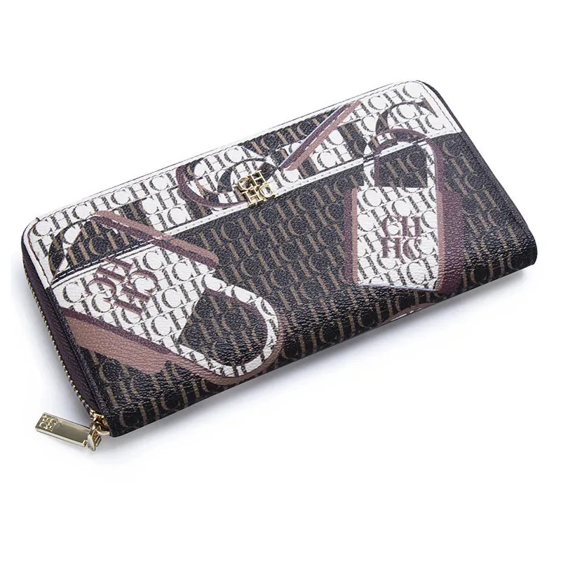 Floral Print Long Wallet for Women - RFID Blocking Vegan Leather Card Holder Zip Coin Pocket, Stylish Patterned Purse Organizer
Floral Print Long Wallet for Women - RFID Blocking Vegan Leather Card Holder Zip Coin Pocket, Stylish Patterned Purse Organizer