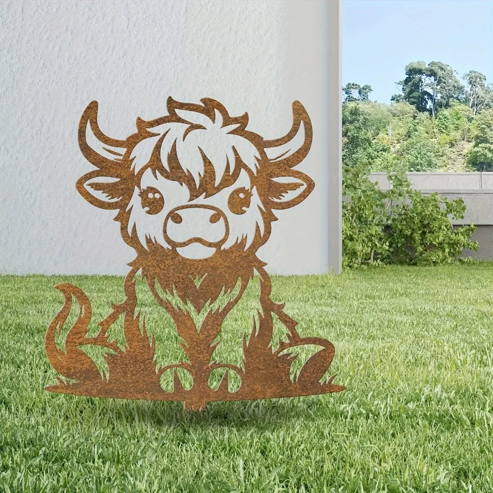 Rustic Metal Cow Garden Stake, Country Yard Art Decor, Outdoor Farm Ornament
Rustic Metal Cow Garden Stake, Country Yard Art Decor, Outdoor Farm Ornament