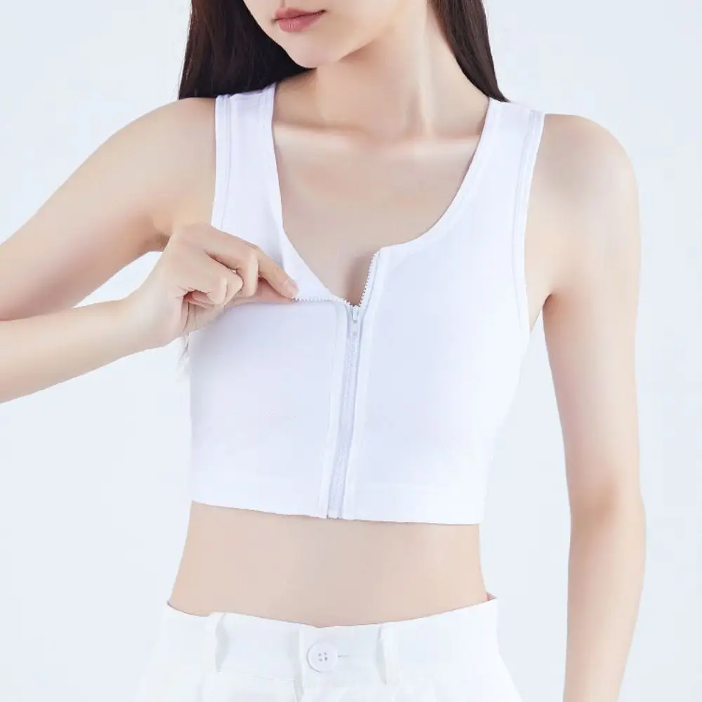 Intimates Mesh Thin Seamless Shapewear Zipper Crop Top Underwear for Women Slim Fit Shockproof Chest Binder Shapers Girl
Intimates Mesh Thin Seamless Shapewear Zipper Crop Top Underwear for Women Slim Fit Shockproof Chest Binder Shapers Girl