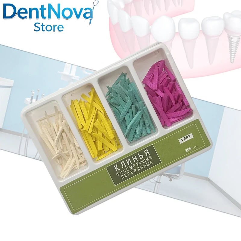 200PCS Disposable Dental Wood Wedges Anatomic Shape for Tooth Gap Fixing and Interdental Isolation
200PCS Disposable Dental Wood Wedges Anatomic Shape for Tooth Gap Fixing and Interdental Isolation