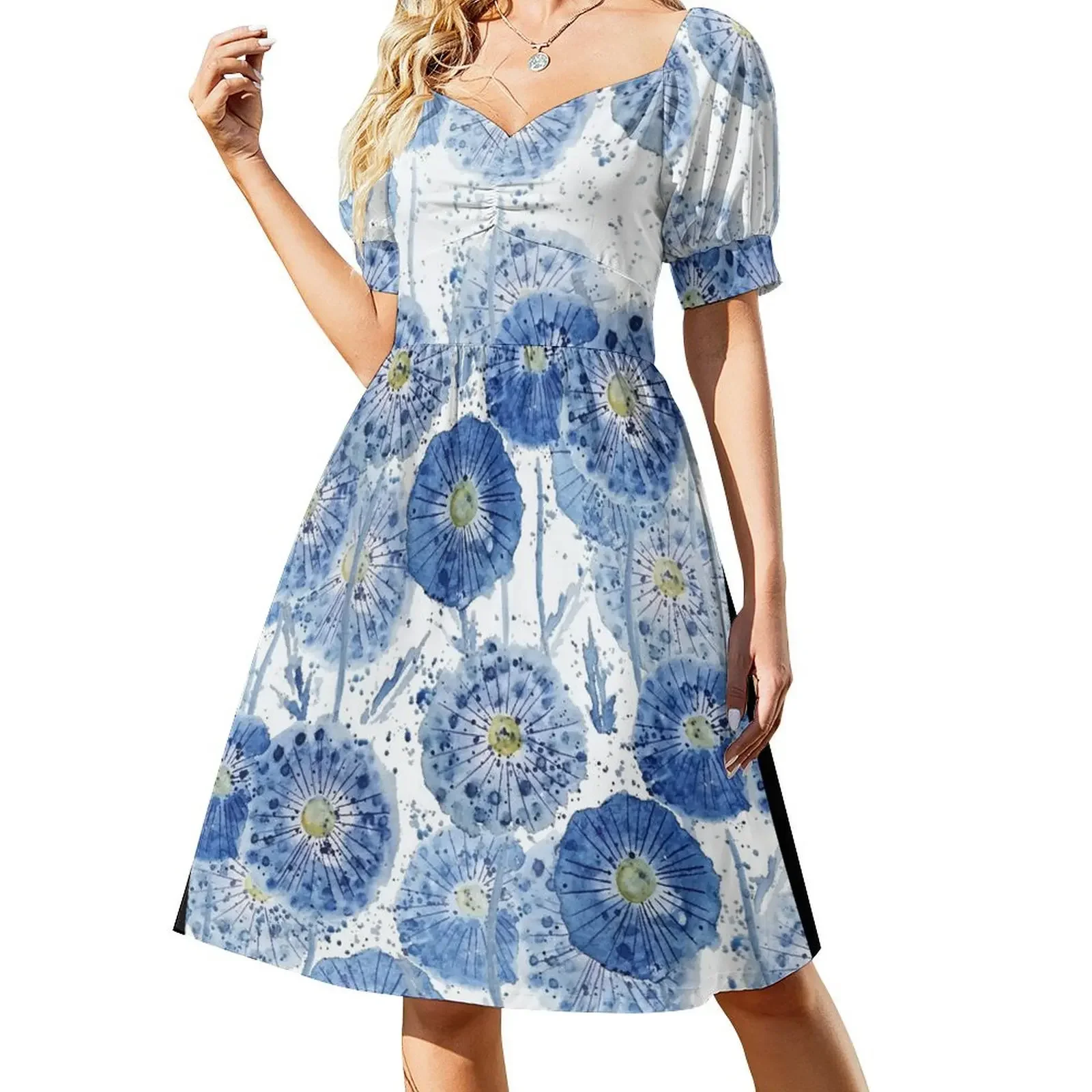 indigo dandelion pattern Short-Sleeved Dress dress dresses dresses for womens 2025 Dress
indigo dandelion pattern Short-Sleeved Dress dress dresses dresses for womens 2025 Dress