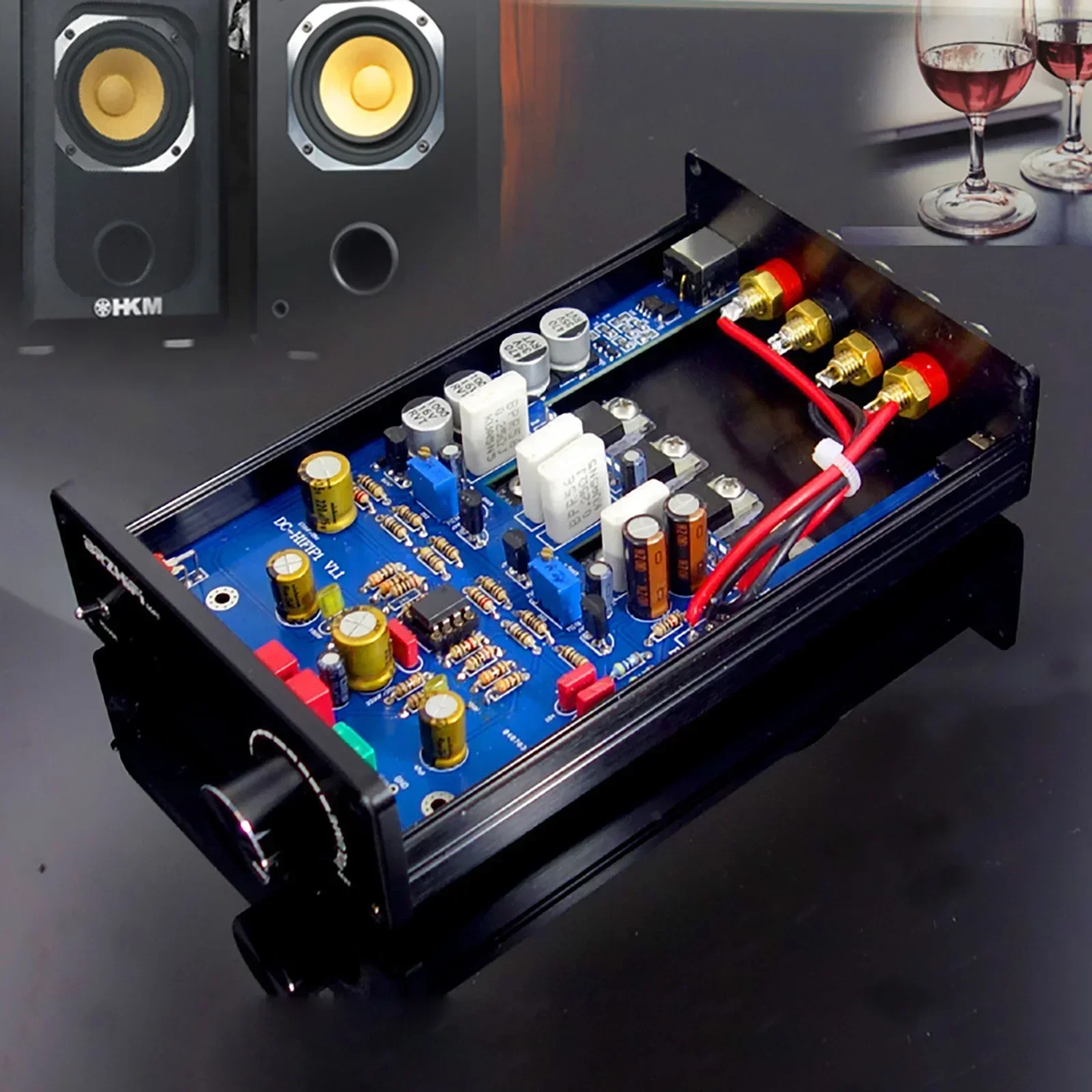 AMXEKR AM-P1 High Fidelity Class A B Analog Miniature Power Amplifier HD1969 LM1875 High Sound Quality Audio
AMXEKR AM-P1 High Fidelity Class A B Analog Miniature Power Amplifier HD1969 LM1875 High Sound Quality Audio