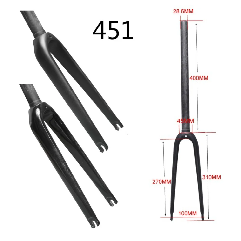 Full carbon fiber bicycle BMX fork, carbon fork large/row fork 451 front fork
Full carbon fiber bicycle BMX fork, carbon fork large/row fork 451 front fork