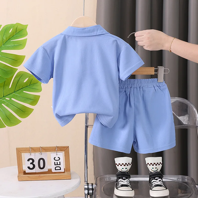 New Summer Baby Clothes Suit Children Boys Casual Short Sleeved T-Shirt Shorts 2Pcs/Sets Infant Sports Costume Kids Tracksuits
New Summer Baby Clothes Suit Children Boys Casual Short Sleeved T-Shirt Shorts 2Pcs/Sets Infant Sports Costume Kids Tracksuits