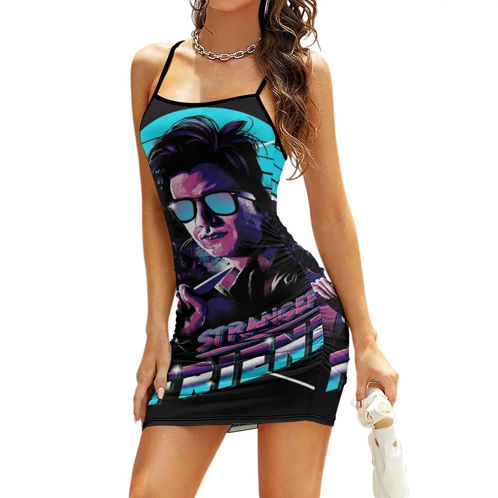 Stranger Friends Sling Dress clothes for woman summer dresses Elegant gowns Dress
Stranger Friends Sling Dress clothes for woman summer dresses Elegant gowns Dress