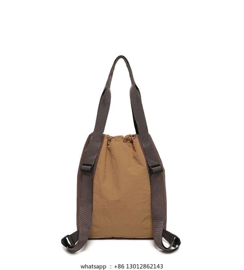 Nylon cloth backpack women's contrasting color waterproof sports bag large-capacity travel bag
Nylon cloth backpack women's contrasting color waterproof sports bag large-capacity travel bag