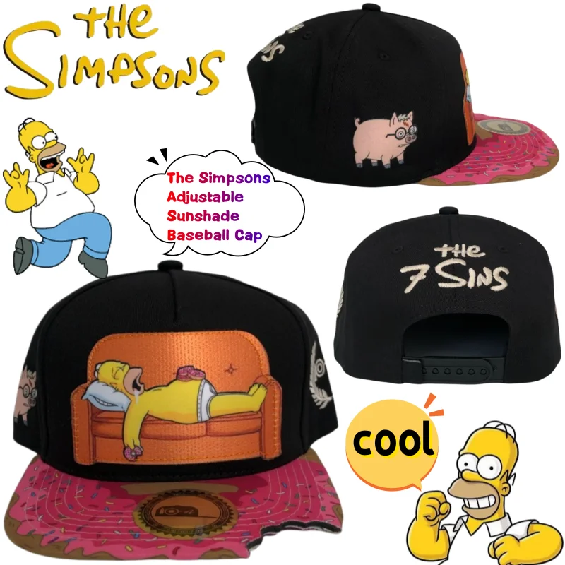 The Simpsons Homer Baseball Cap High-value Anime Cartoon Printing Creative Men's and Women's All-match Casual Adjustable Sun Hat
The Simpsons Homer Baseball Cap High-value Anime Cartoon Printing Creative Men's and Women's All-match Casual Adjustable Sun Hat
