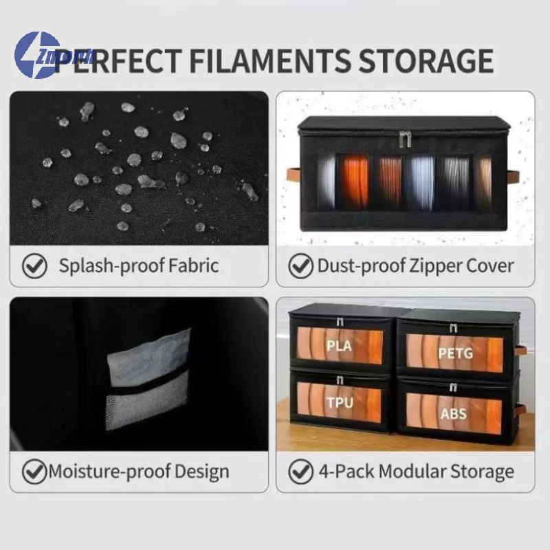 New!Filament Storage Box - 3D Printer Filament Storage Containers 3D Printing Accessories Holder Rack For Home, Office Workshop
New!Filament Storage Box - 3D Printer Filament Storage Containers 3D Printing Accessories Holder Rack For Home, Office Workshop