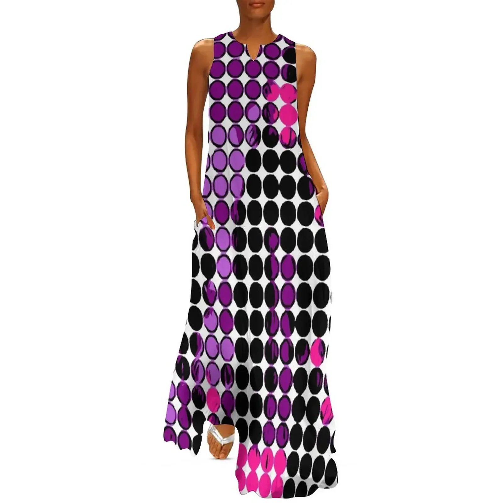 circle pattern graffiti drawing abstract in purple pink black Long Dress Female clothing prom dresses Dress
circle pattern graffiti drawing abstract in purple pink black Long Dress Female clothing prom dresses Dress