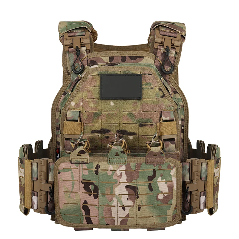 New Arrival Light Weight Quick Release Laser Cutting SWAT Combat 1000D Molle Chaleco Tactico Tactical Vest
New Arrival Light Weight Quick Release Laser Cutting SWAT Combat 1000D Molle Chaleco Tactico Tactical Vest