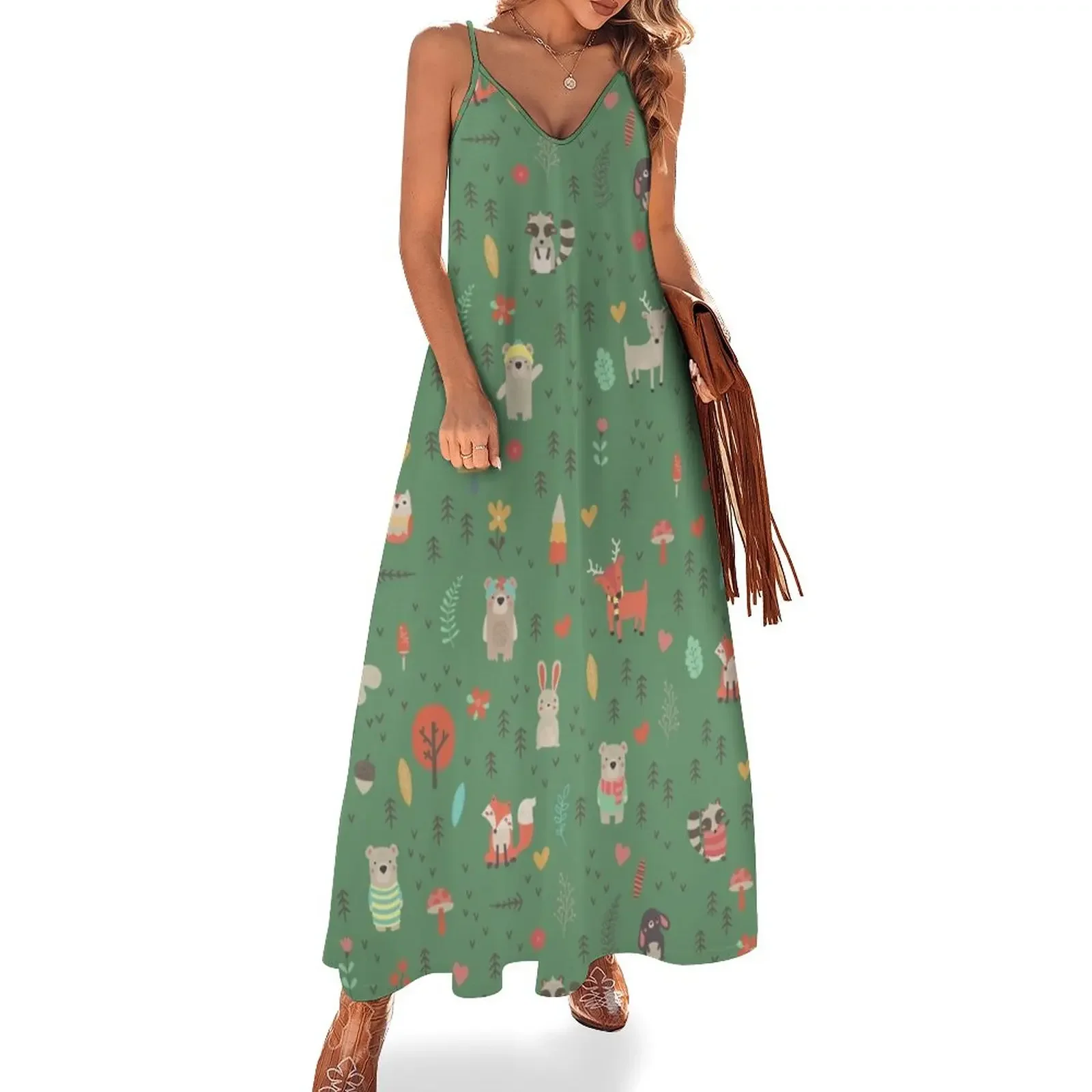 Woodland animals Sleeveless Dress evening dresses luxury 2025 Women's summer skirt dresses for women 2025 Dress
Woodland animals Sleeveless Dress evening dresses luxury 2025 Women's summer skirt dresses for women 2025 Dress