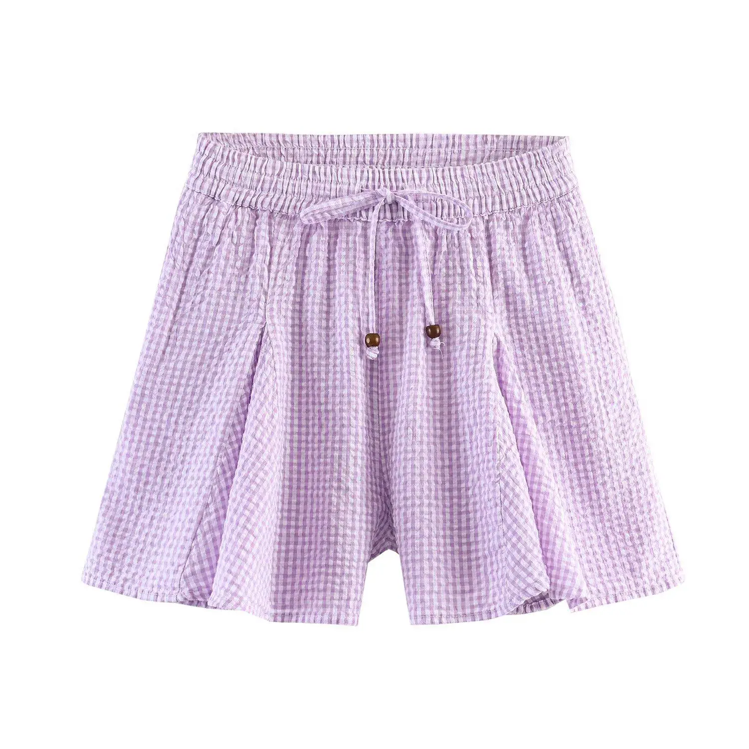 Purple Plaid Drawstring Women' Shorts 2026 Elastic Waist Casual Summer Beach Shorts Pockets Simple Loose Versatile Pants
Purple Plaid Drawstring Women' Shorts 2026 Elastic Waist Casual Summer Beach Shorts Pockets Simple Loose Versatile Pants