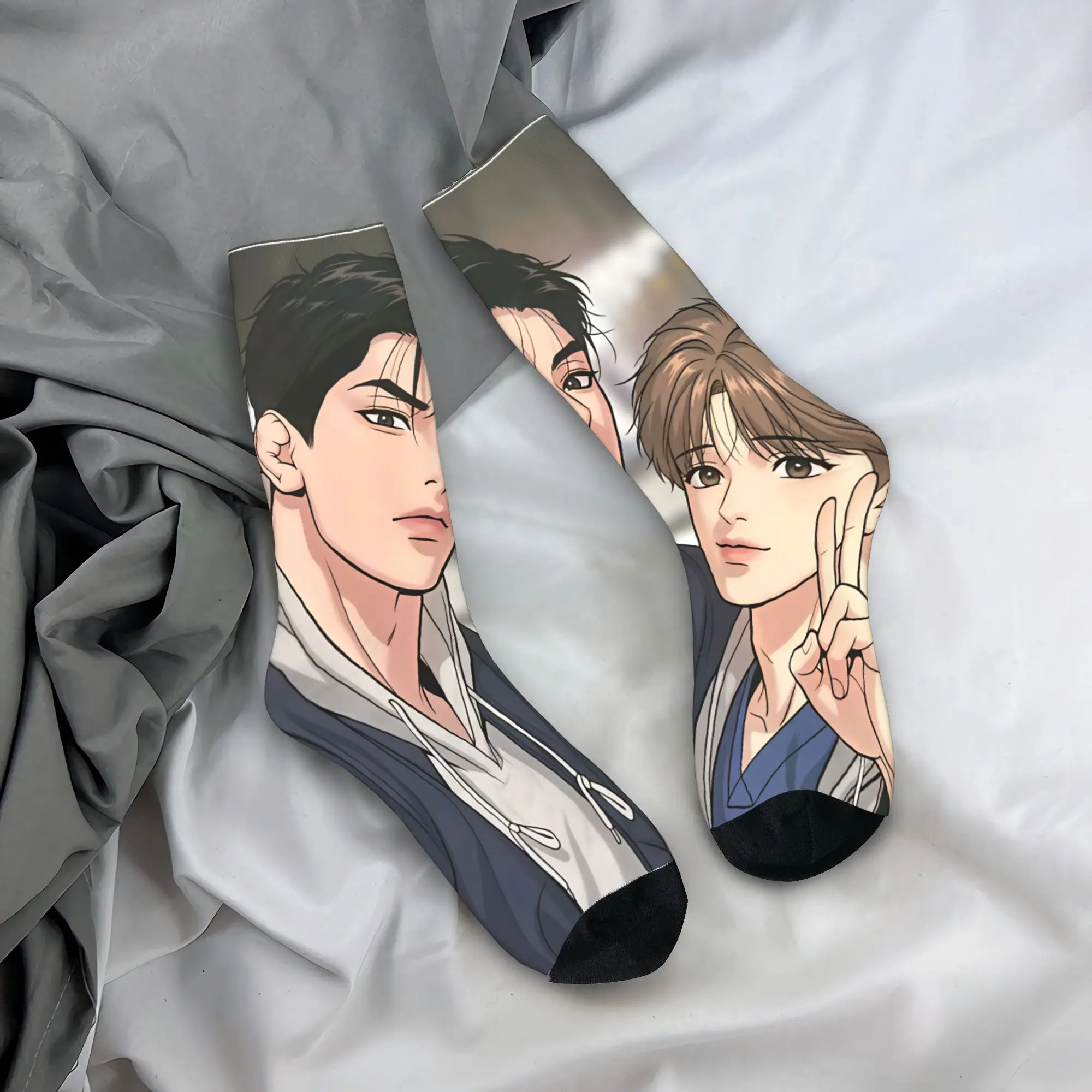 Bl Manhwa Jinx Joo Jaekyung Stockings Modern Socks Men's Breathable Socks Spring Skateboard Graphic Non Skid Socks Gift Idea
Bl Manhwa Jinx Joo Jaekyung Stockings Modern Socks Men's Breathable Socks Spring Skateboard Graphic Non Skid Socks Gift Idea