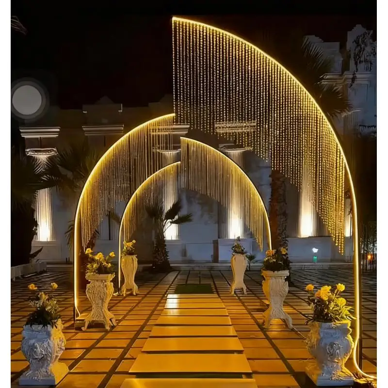 2pcs Luminous Crystal Bead Street Tree Road Lead ArchDecorative Accessories For Wedding Birthday Stage Welcome Area Walkway Prop
2pcs Luminous Crystal Bead Street Tree Road Lead ArchDecorative Accessories For Wedding Birthday Stage Welcome Area Walkway Prop