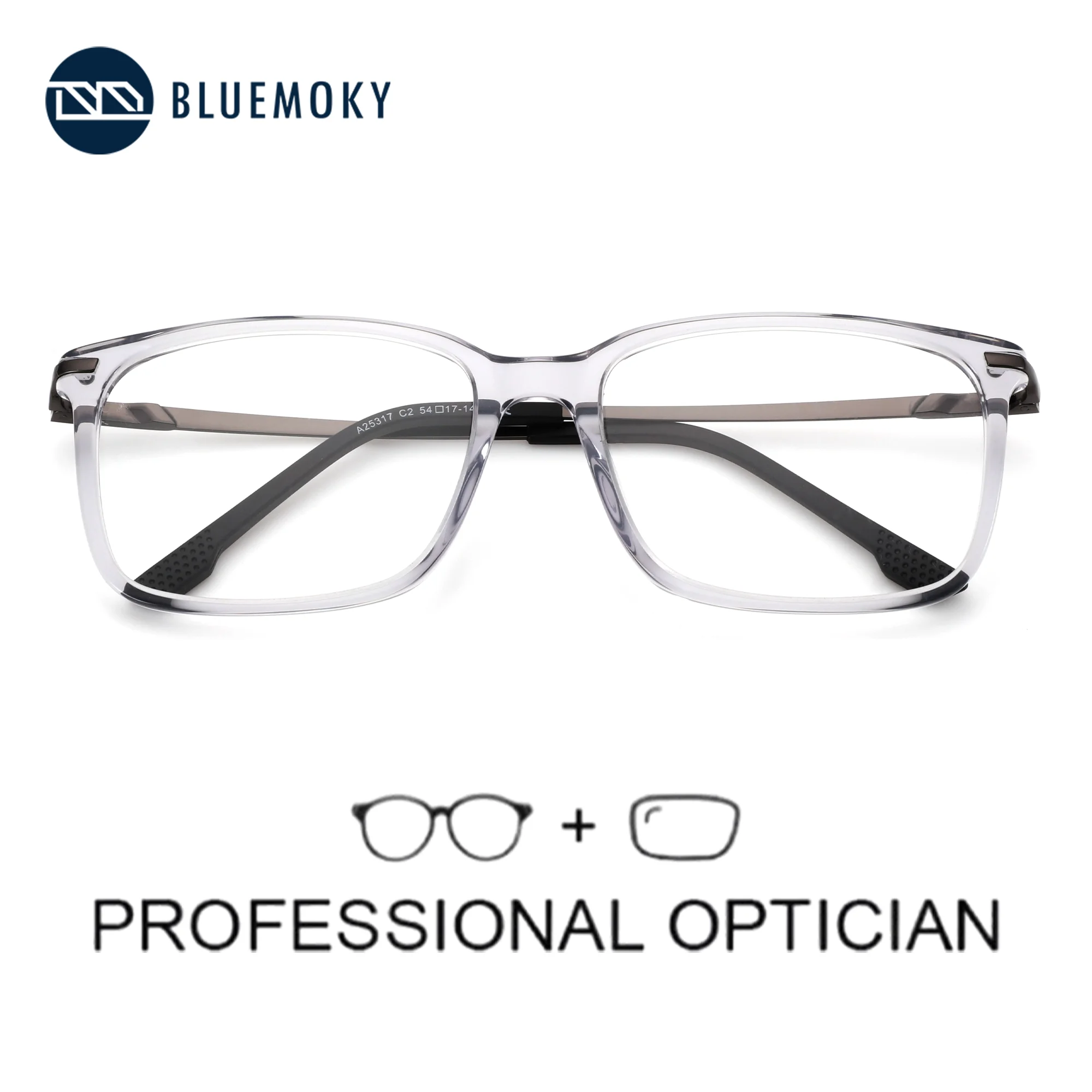 BLUEMOKY (XL Size)New Popular Acetate Square Prescription Glasses Anti Blue Light Progressive Optical Eyeglasses For Men
BLUEMOKY (XL Size)New Popular Acetate Square Prescription Glasses Anti Blue Light Progressive Optical Eyeglasses For Men