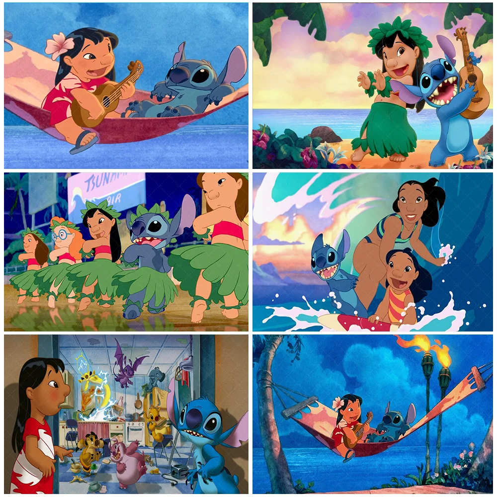 Cartoon Lilo&Stitch Children's Happy Birthday Party Decorations Baby Shower Supplies Anime Poster Backdrop Photo Studio Banner
Cartoon Lilo&Stitch Children's Happy Birthday Party Decorations Baby Shower Supplies Anime Poster Backdrop Photo Studio Banner