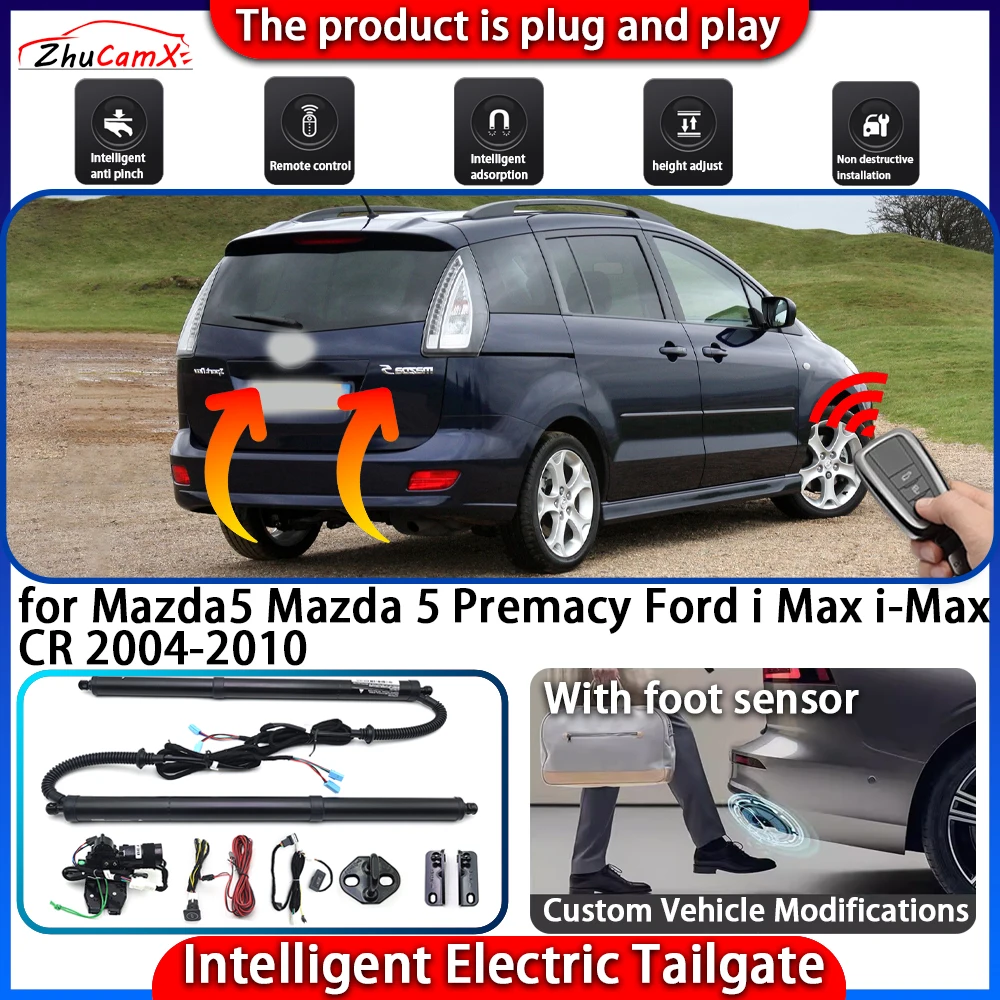 Smart Powered Tailgate System for Mazda5 Mazda 5 Premacy Ford i Max i-Max CR 2004-2010 Automatic Intelligent Electric Trunk Lift
Smart Powered Tailgate System for Mazda5 Mazda 5 Premacy Ford i Max i-Max CR 2004-2010 Automatic Intelligent Electric Trunk Lift