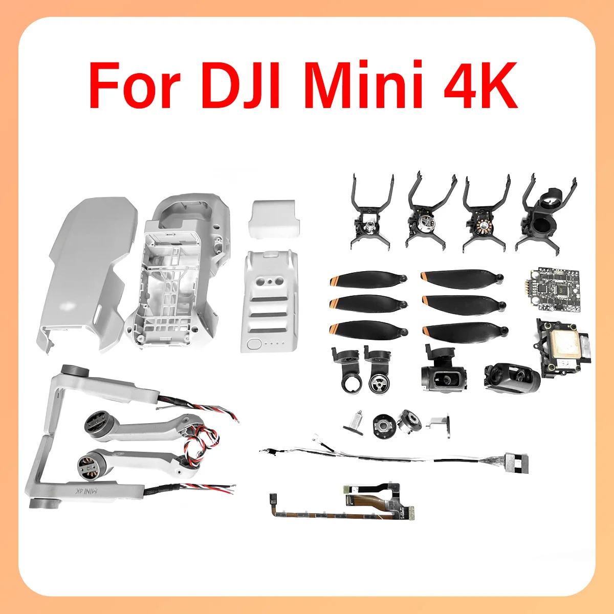 original Mavic Min4k body,upper lower shell, pan tilt axis motor, front,rear,left right arm three in one cable suitable for DJI
original Mavic Min4k body,upper lower shell, pan tilt axis motor, front,rear,left right arm three in one cable suitable for DJI