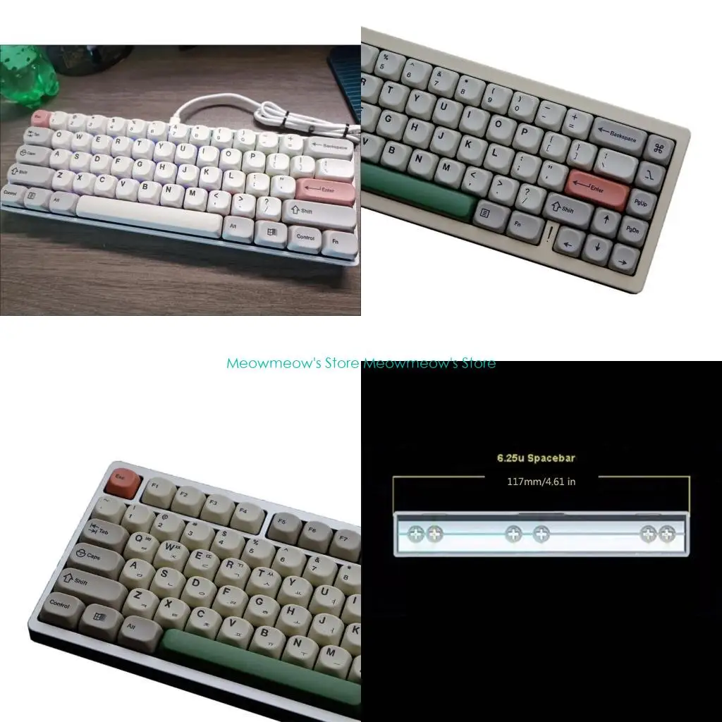 Classical 139Key Keycap English/Korean for Mechanical Keyboards Featuring Wear Resistant PBT and Backlight Compatibility 
Classical 139Key Keycap English/Korean for Mechanical Keyboards Featuring Wear Resistant PBT and Backlight Compatibility