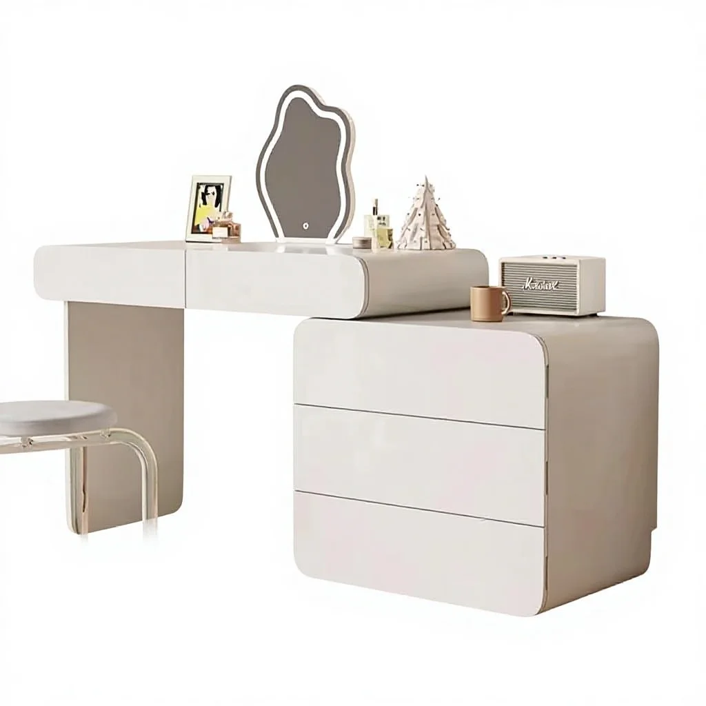 %Modern European Designer Solid Wood Lighted Adjustable Dressing Table Set Stool White Vanity Desk Hotel Bedroom Luxury Home
%Modern European Designer Solid Wood Lighted Adjustable Dressing Table Set Stool White Vanity Desk Hotel Bedroom Luxury Home