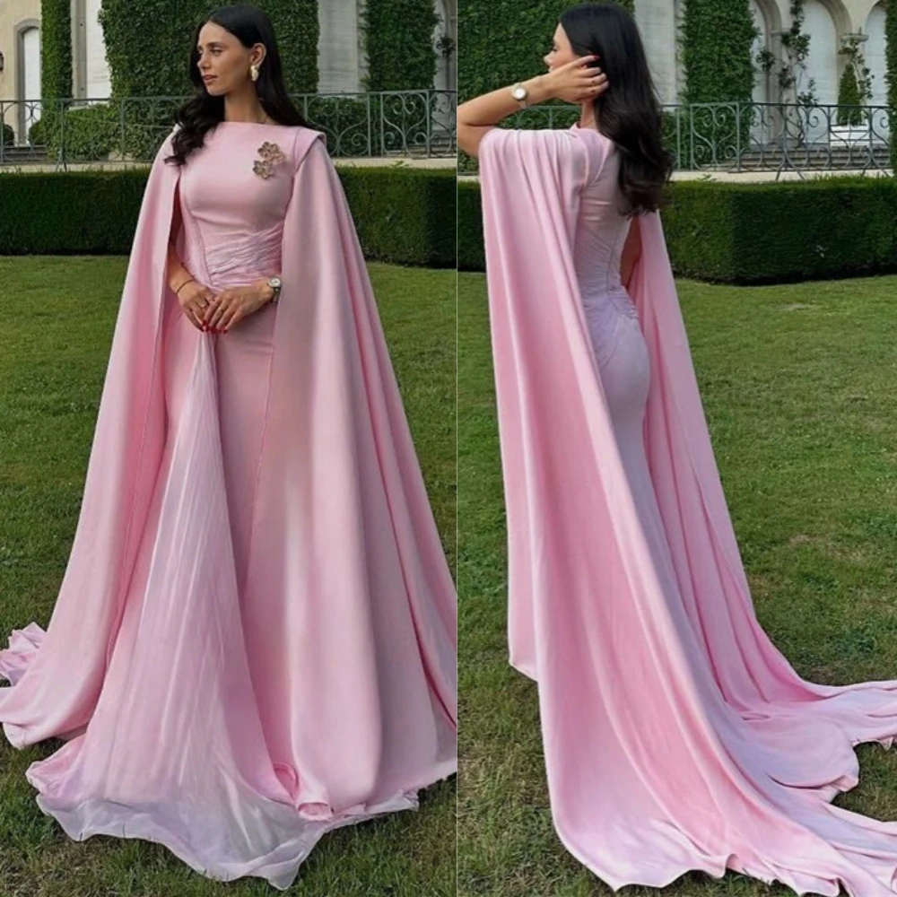 Customized Formal Jersey Boat Neck Evening Dress Classic Sweep Train Cocktail Dress Luxury Long Sleeves Special Occasion Gowns
Customized Formal Jersey Boat Neck Evening Dress Classic Sweep Train Cocktail Dress Luxury Long Sleeves Special Occasion Gowns