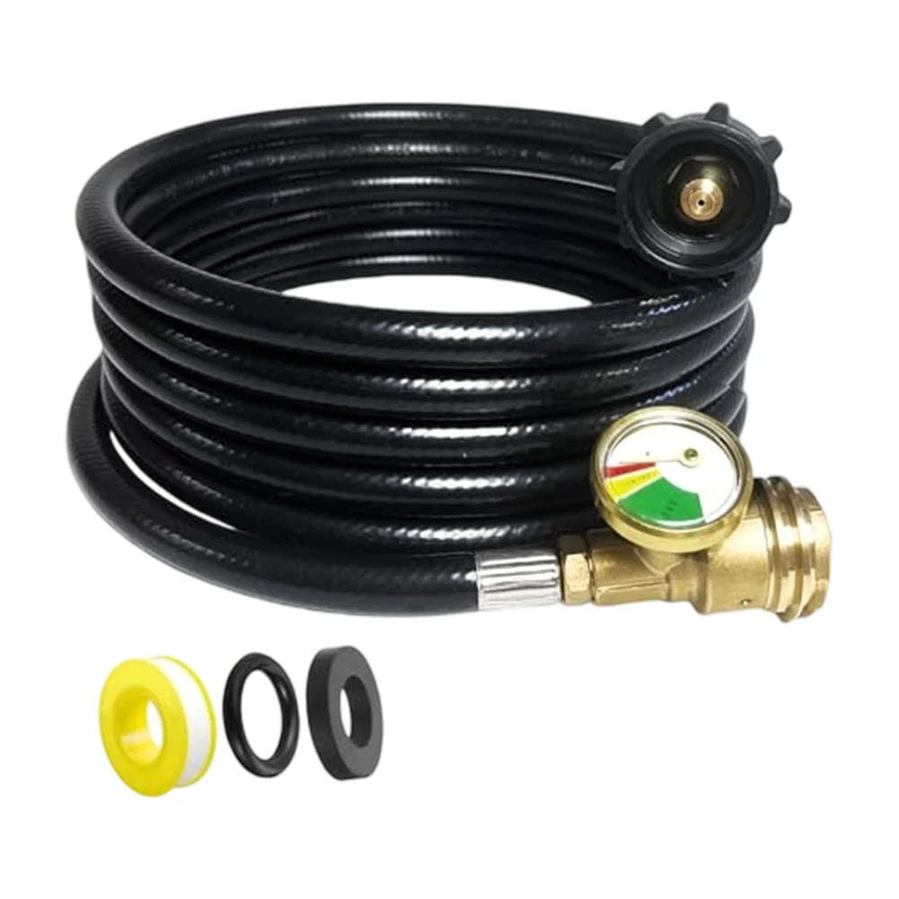 Portable Grill Hose 12ft Propane Hose Tool-free Installation High Pressure Resistant Weather Resistant Material
Portable Grill Hose 12ft Propane Hose Tool-free Installation High Pressure Resistant Weather Resistant Material