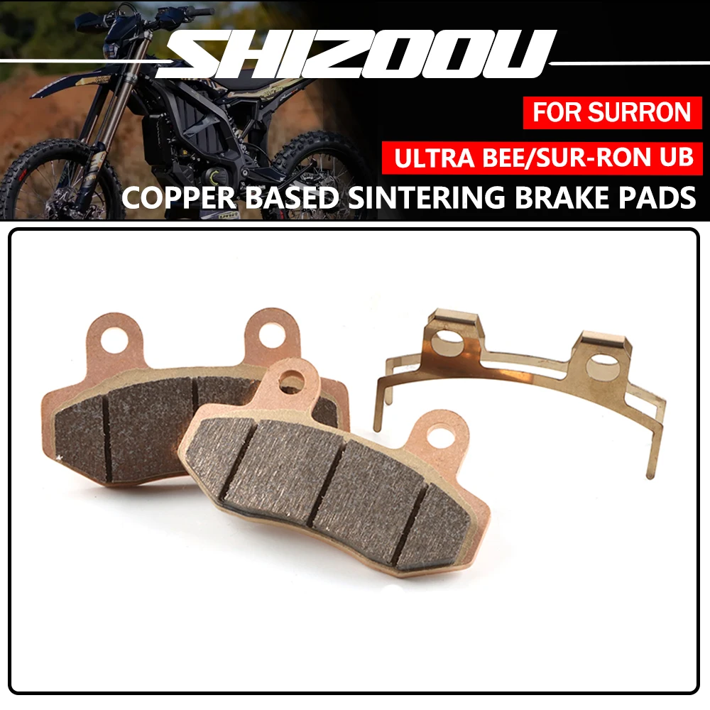 For Surron Ultra Bee Sur-ron UB Front Rear Brake Pads Electric Motorcycle Accessories OEM Original Copper Based Sintering
For Surron Ultra Bee Sur-ron UB Front Rear Brake Pads Electric Motorcycle Accessories OEM Original Copper Based Sintering