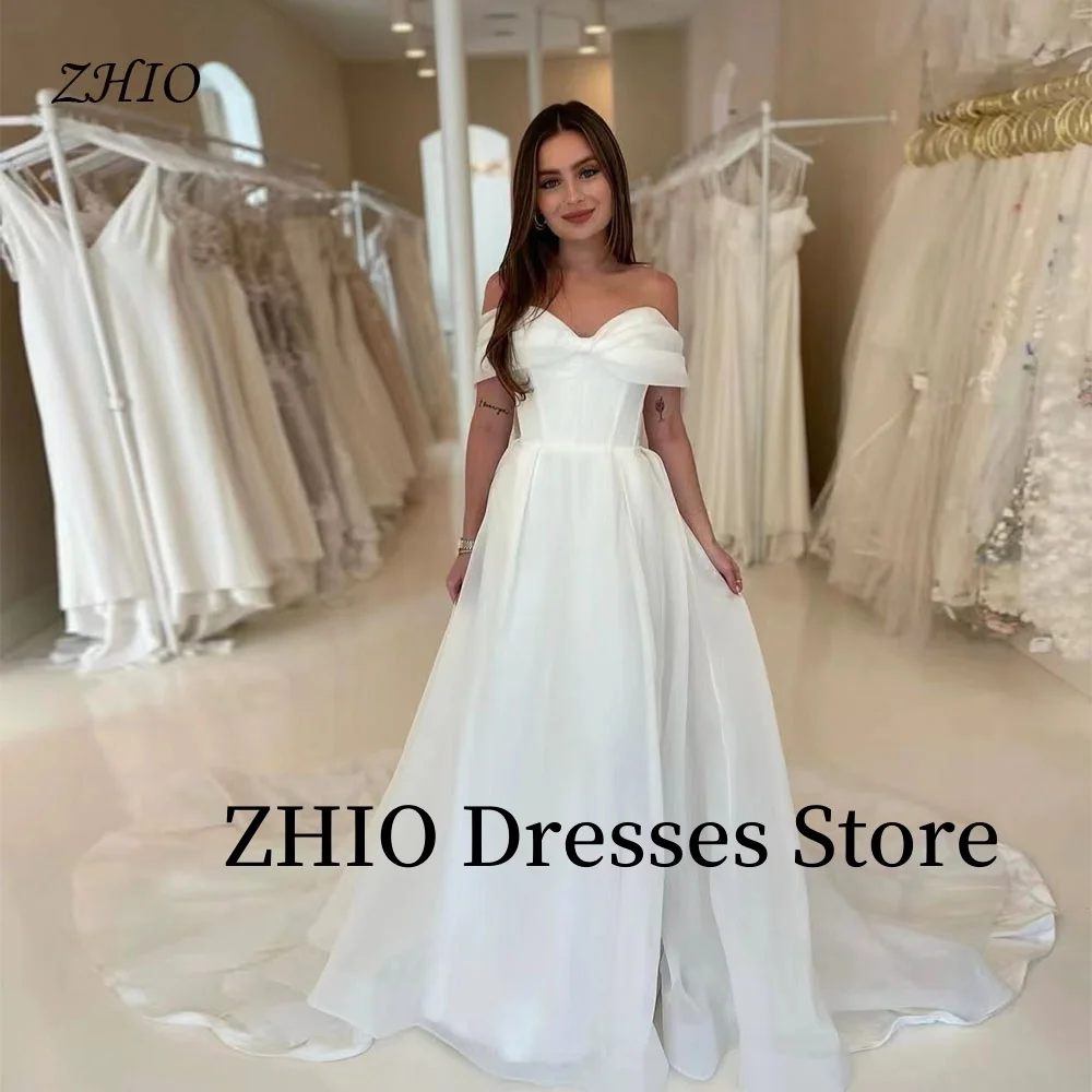 ZHIO Bow Princess Wedding Dress A-Line Organza Bridal Gown Sweep Trian Dresses Korea Photo Shoot Customized Elegant
ZHIO Bow Princess Wedding Dress A-Line Organza Bridal Gown Sweep Trian Dresses Korea Photo Shoot Customized Elegant